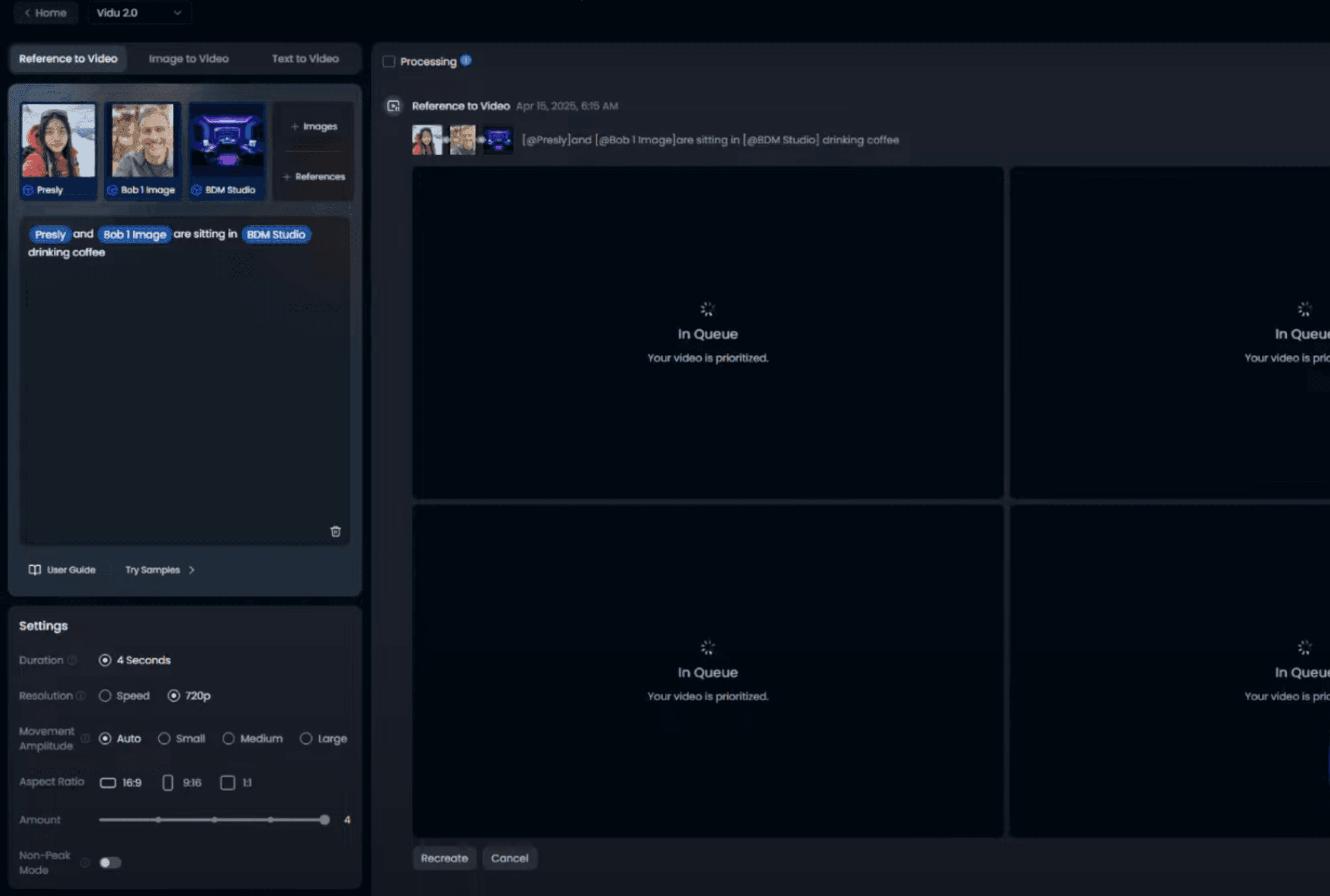 Reference Video Consistency Vidu Q1