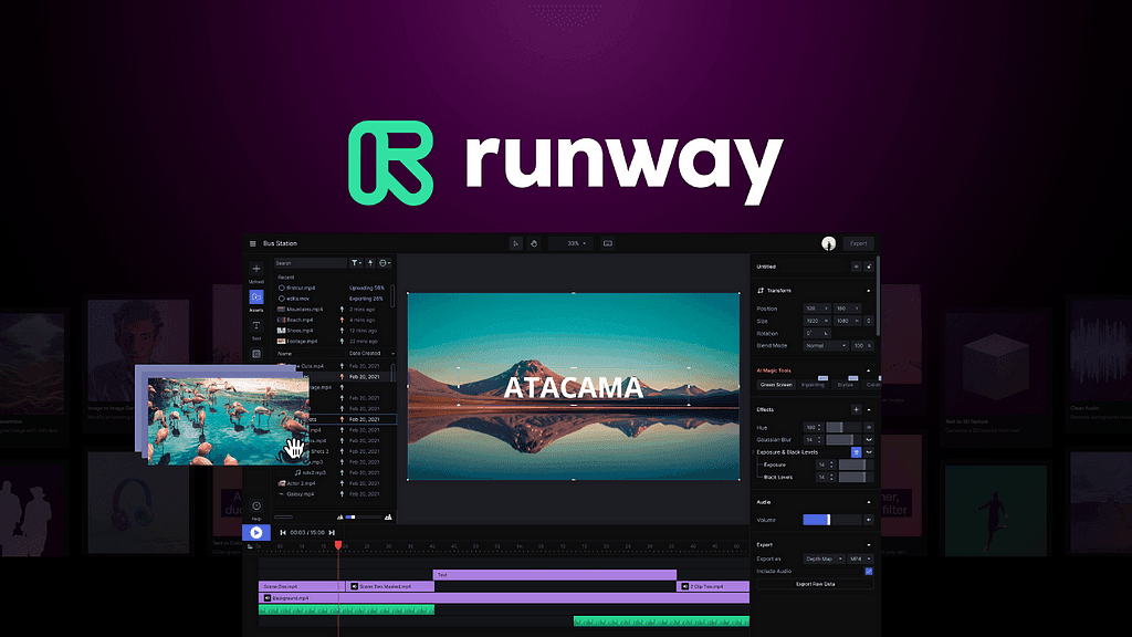 Ferramenta de Criação de Vídeo com IA Runway