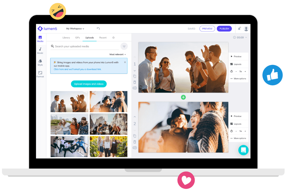 Luman5 AI video creation tool