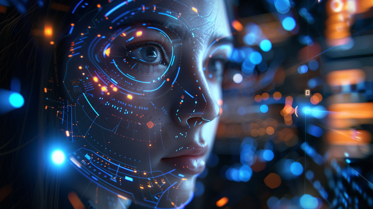 先进AI渲染引擎正在演示高效的图像生成过程