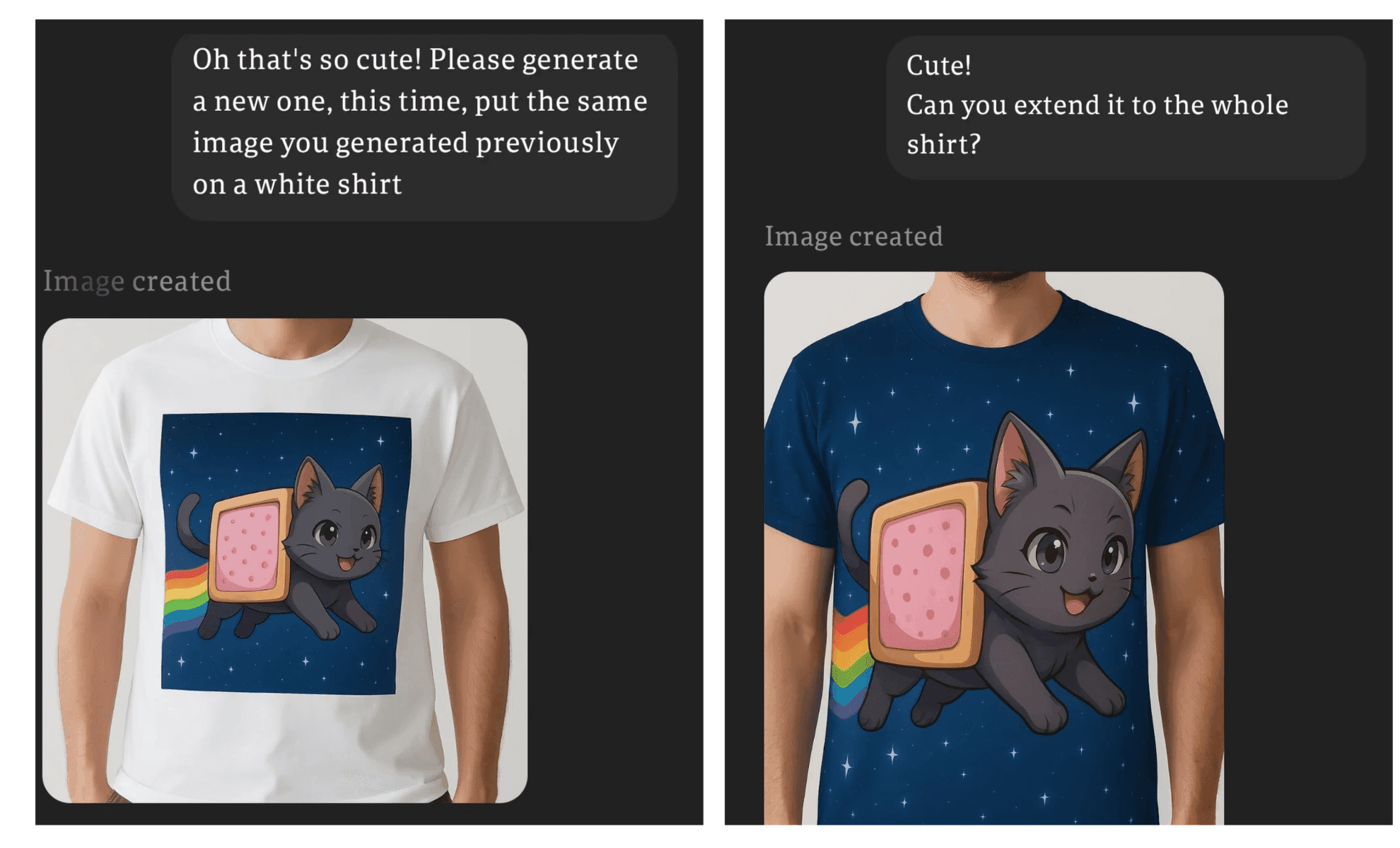 gpt 4o shirt transform