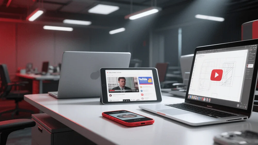 A digital composition showing YouTube playing in the background across multiple devices (1).png